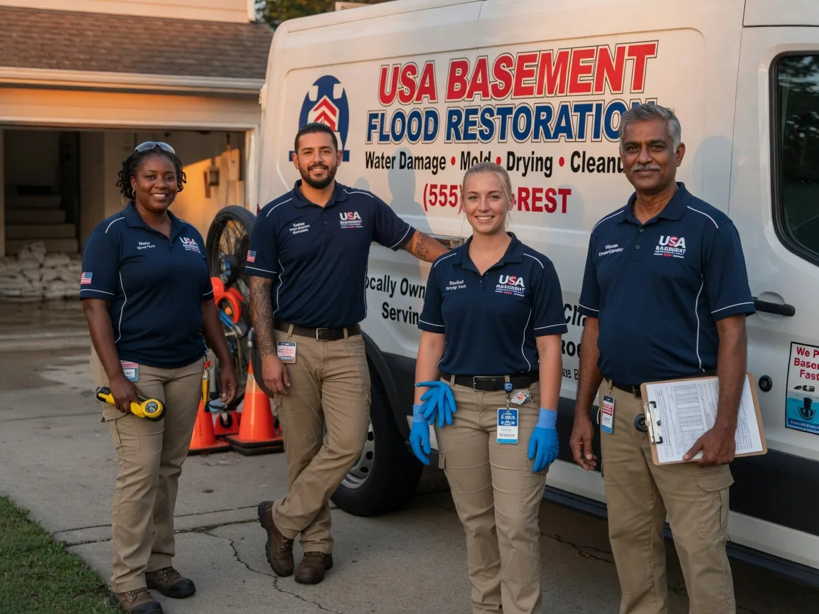 Basement Flood Cleanup company in Teeds Grove, IA