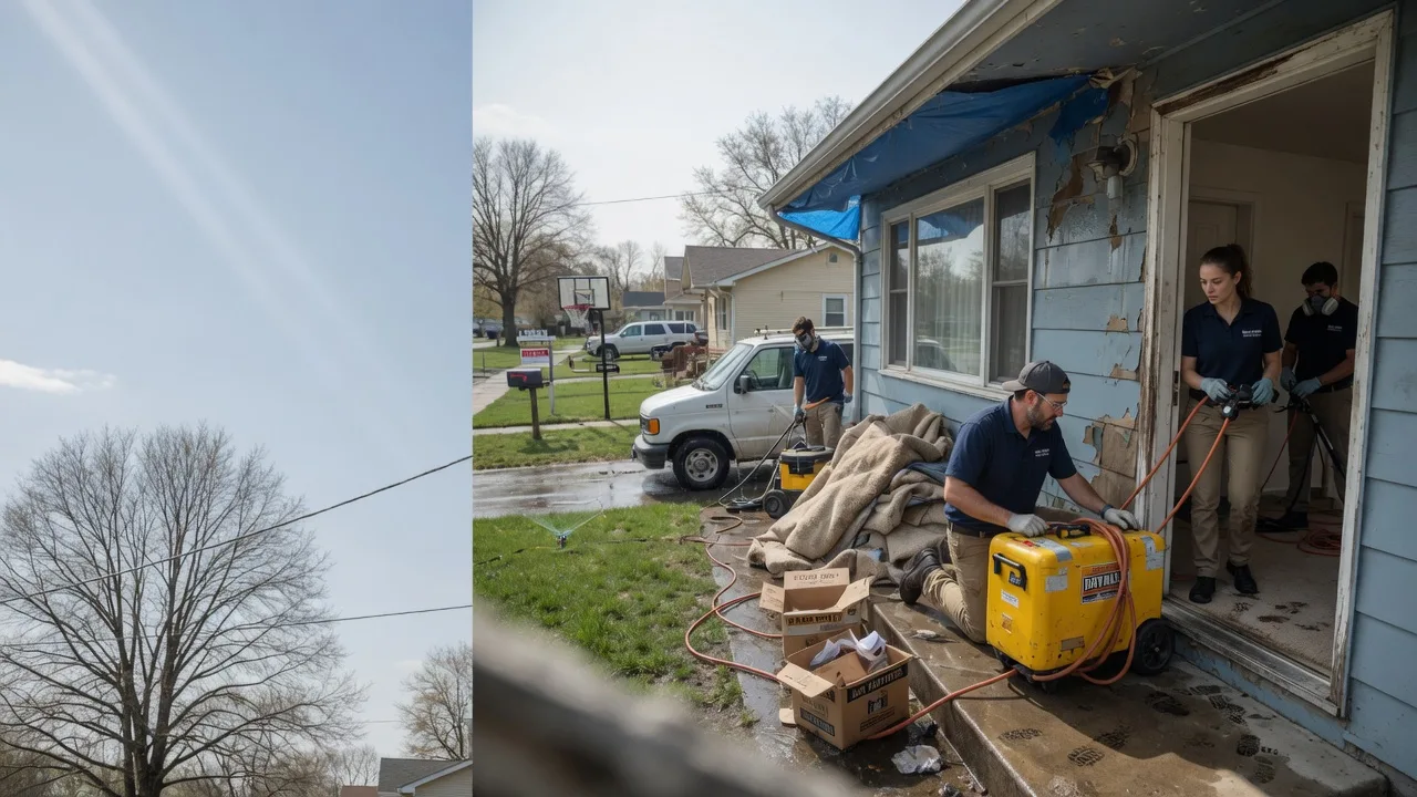 Basement Flood Cleanup in Teeds Grove, IA near me